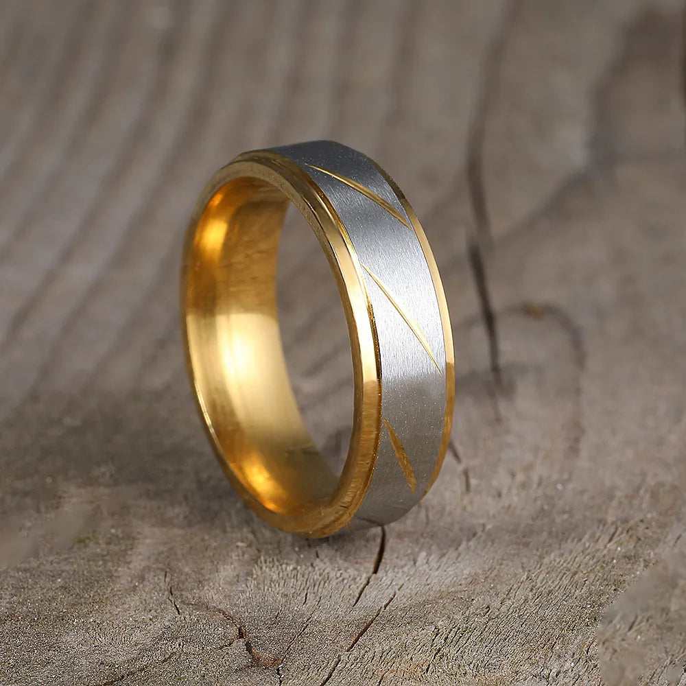 Brushed Titanium Wedding Bands - Premium Jewelry from Dazzling Delights - Just $29.95! Shop now at Dazzling Delights
