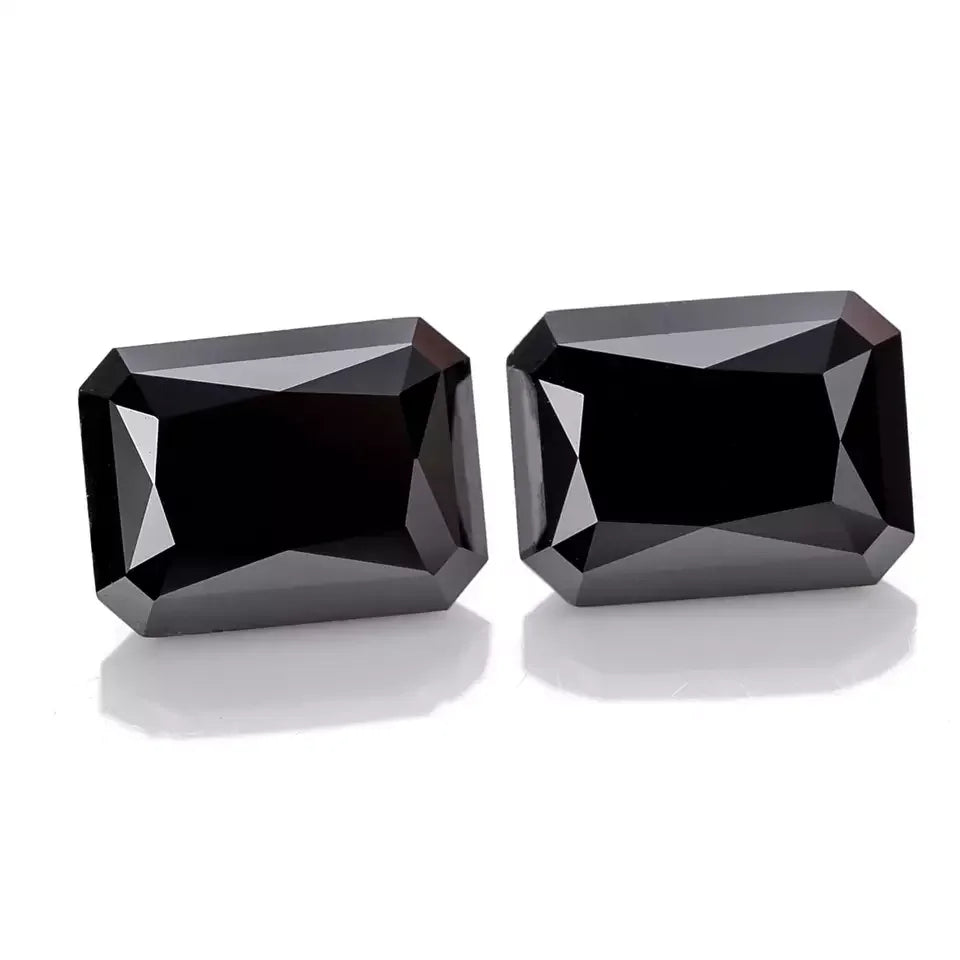 Black Radiant Cut Moissanites - Premium Jewelry from Dazzling Delights - Just $62.50! Shop now at Dazzling Delights