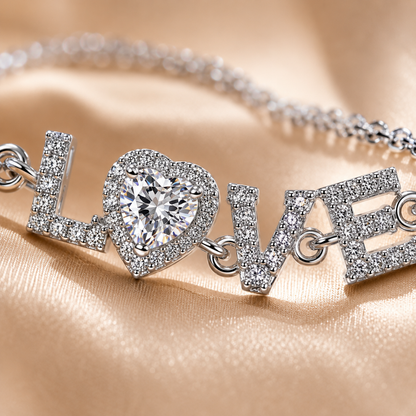 Pulsera AMOR Moissanita 