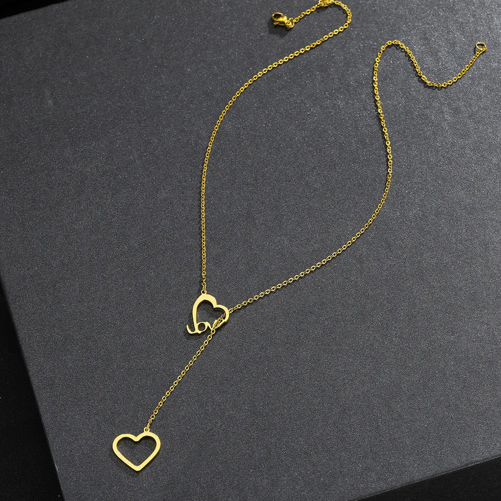 Titanium Love Heart Pendant Necklace - Premium Jewelry from Dazzling Delights - Just $24.95! Shop now at Dazzling Delights