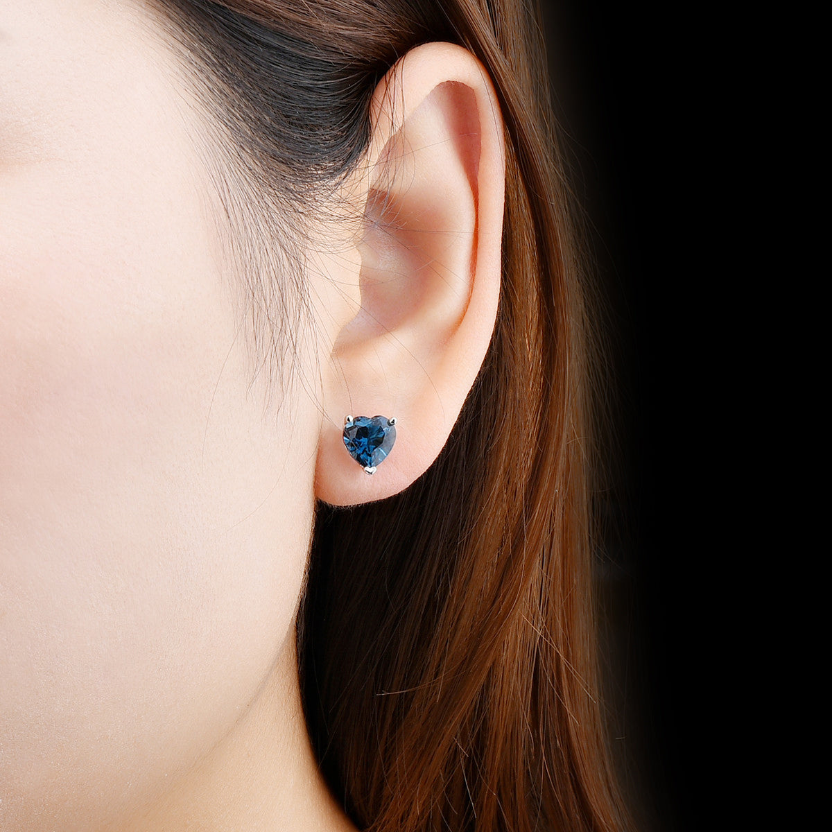 8x8mm 4.3ct Heart Cut Natural Gemstone Stud Earrings - Your Choice of Gemstone - Premium Jewelry from Dazzling Delights - Just $67.95! Shop now at Dazzling Delights
