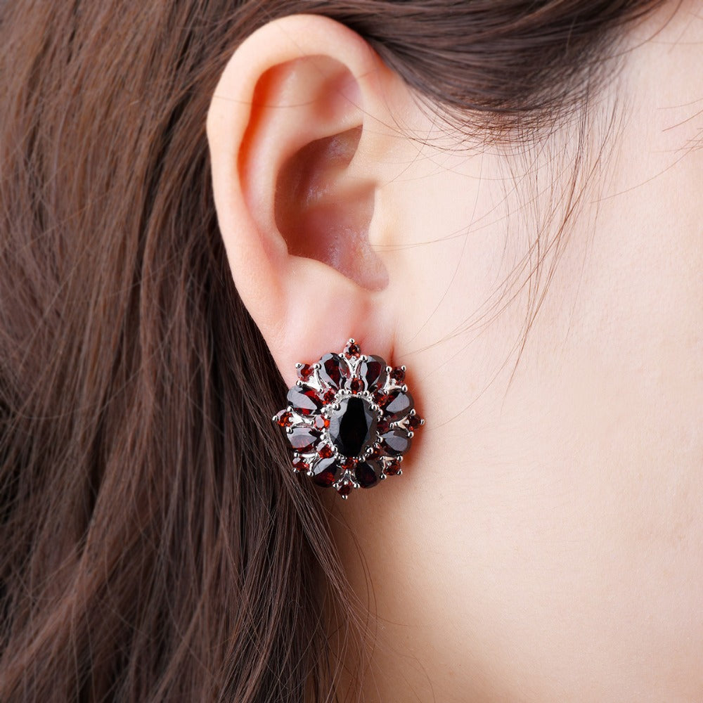 15 Carats Garnet Earrings - Premium Jewelry from Dazzling Delights - Just $185.95! Shop now at Dazzling Delights