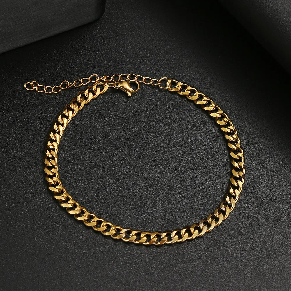 Titanium Cuban Bracelet - Premium Jewelry from Dazzling Delights - Just $28.95! Shop now at Dazzling Delights