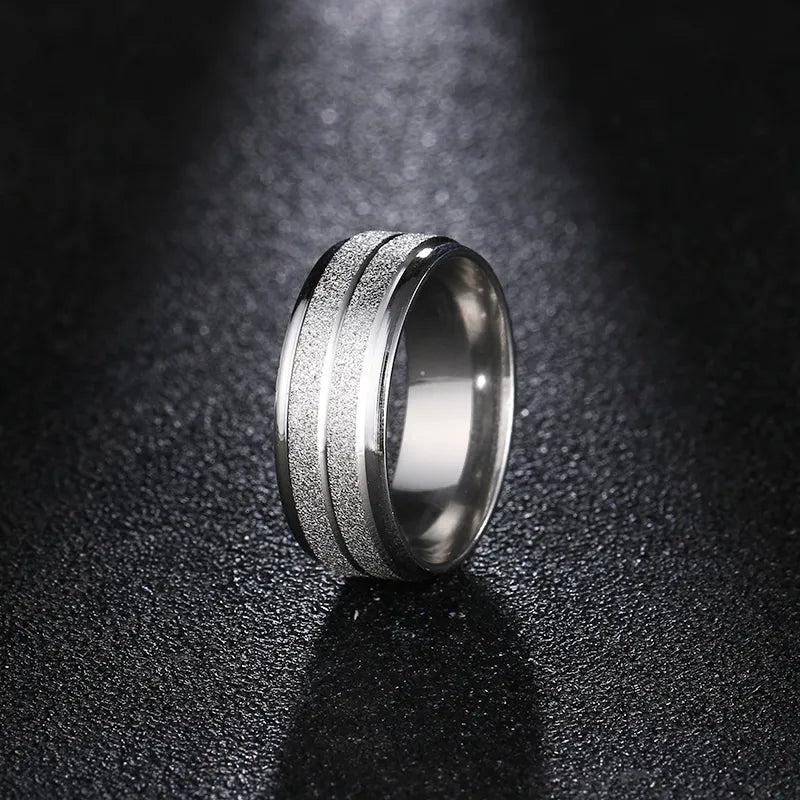 Titanium 8mm Wedding Band - Premium Jewelry from Dazzling Delights - Just $29.95! Shop now at Dazzling Delights