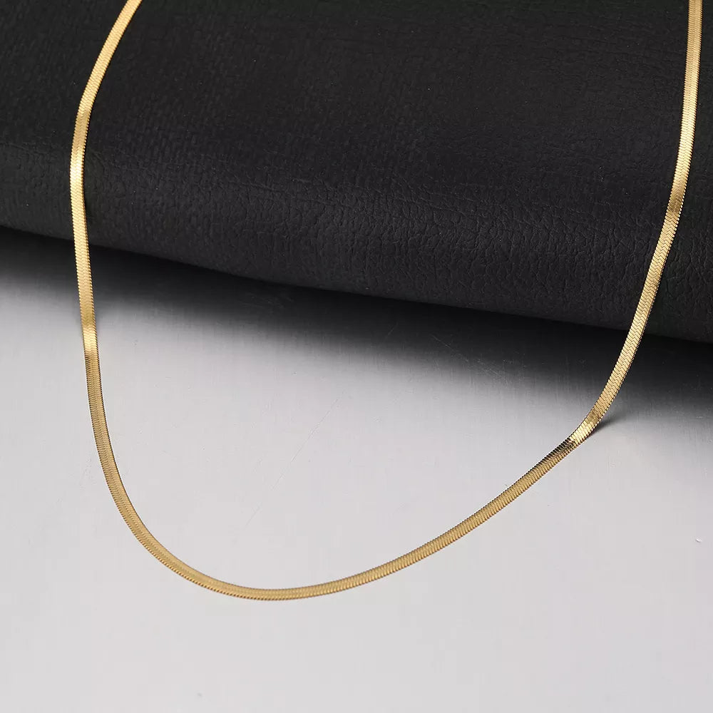 Titanium Snake Herringbone Choker - Premium Jewelry from Dazzling Delights - Just $27.95! Shop now at Dazzling Delights