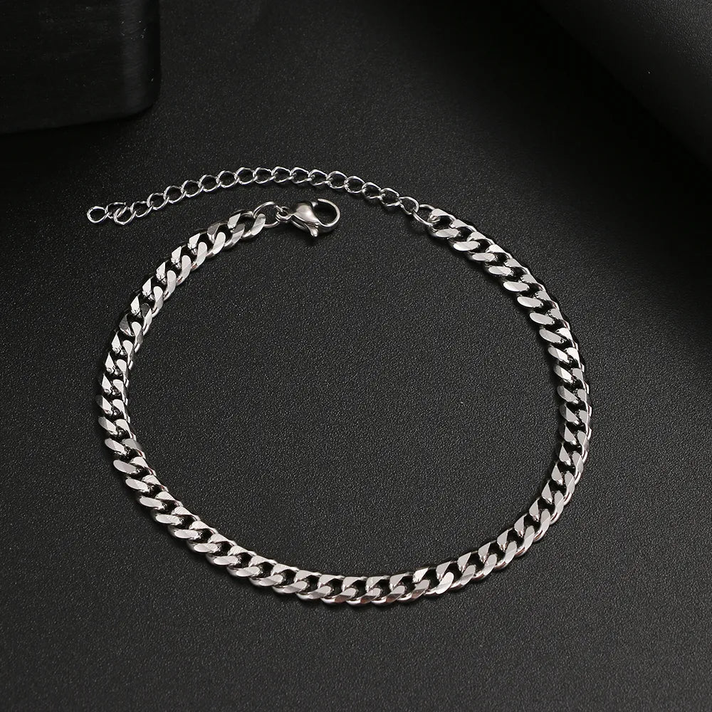 Titanium Cuban Bracelet - Premium Jewelry from Dazzling Delights - Just $28.95! Shop now at Dazzling Delights