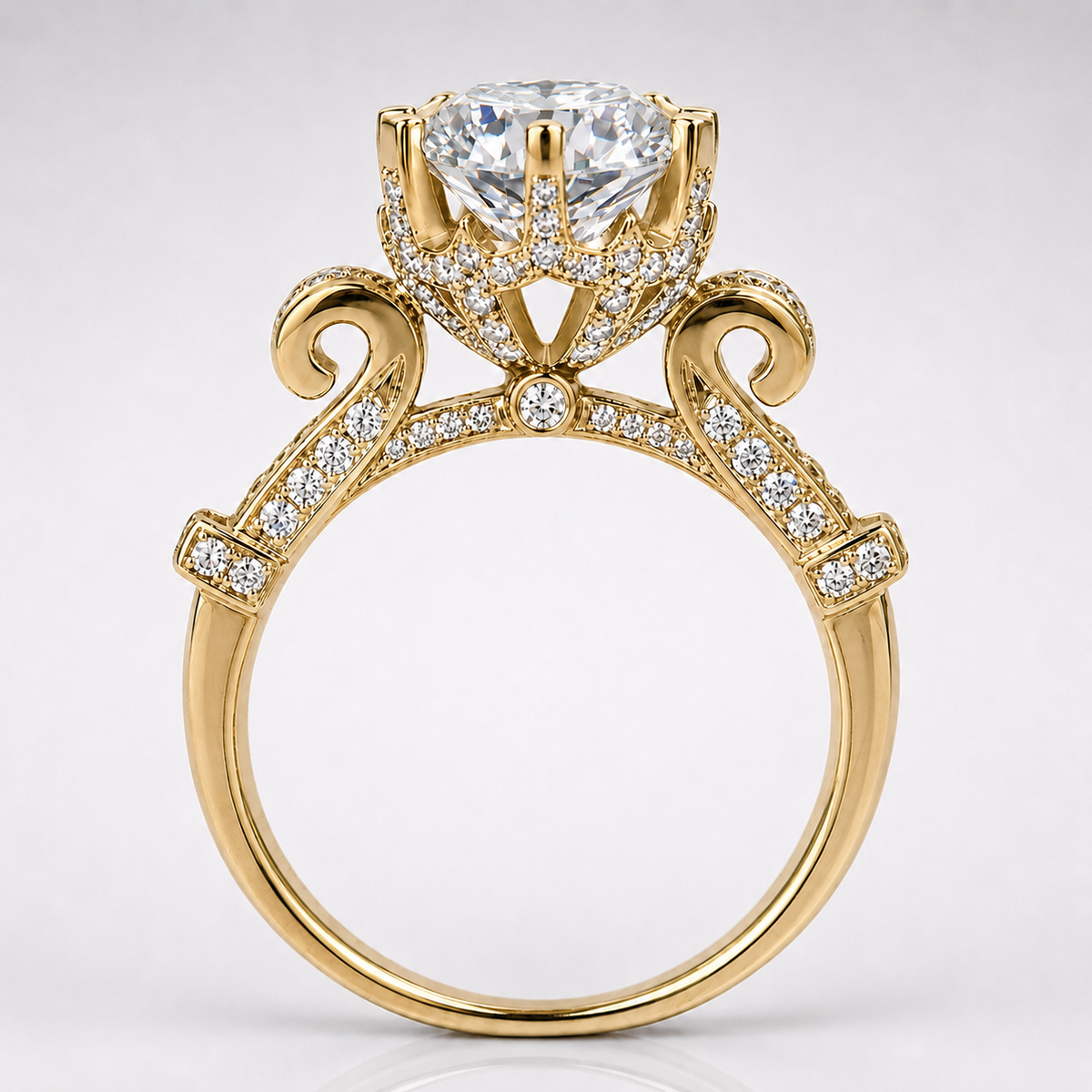 Protea Royale Moissanite Engagement Ring