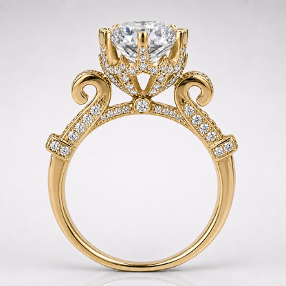 Protea Royale Moissanite Engagement Ring