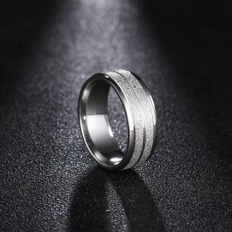 Titanium 8mm Wedding Band - Premium Jewelry from Dazzling Delights - Just $29.95! Shop now at Dazzling Delights