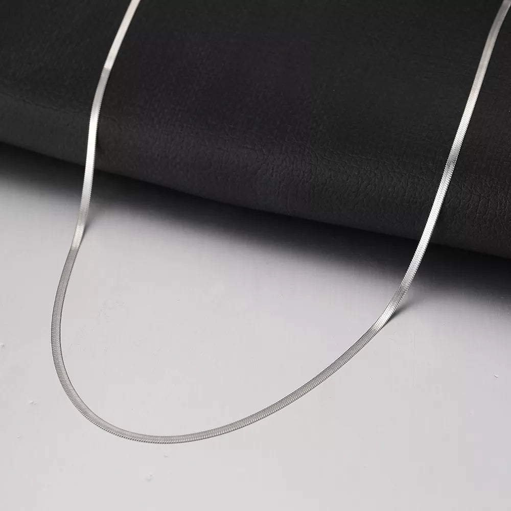 Titanium Snake Herringbone Choker - Premium Jewelry from Dazzling Delights - Just $27.95! Shop now at Dazzling Delights