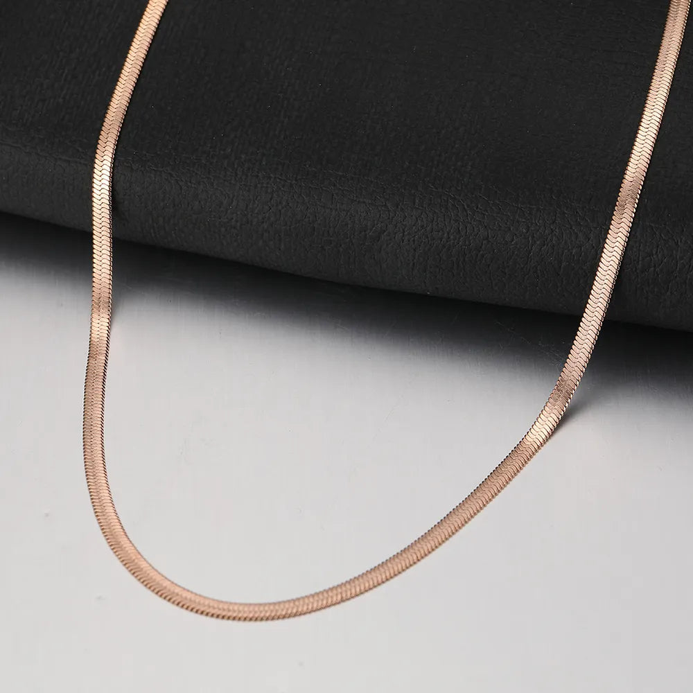 Titanium Snake Herringbone Choker - Premium Jewelry from Dazzling Delights - Just $27.95! Shop now at Dazzling Delights