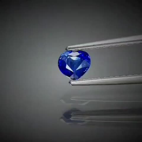 0.40ct Heart Cut Vivid Blue Sapphire - Premium Jewelry from Dazzling Delights - Just $46.95! Shop now at Dazzling Delights