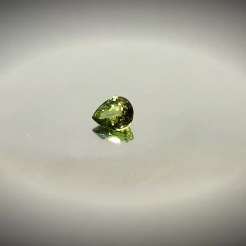 0.43ct Pear Cut Green Sapphire - Premium Jewelry from Dazzling Delights - Just $51.95! Shop now at Dazzling Delights