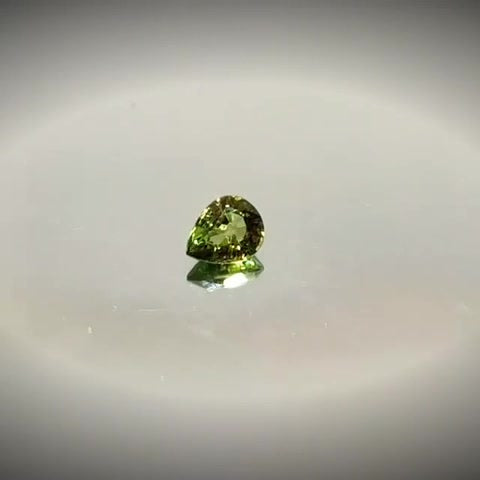 0.43ct Pear Cut Green Sapphire - Premium Jewelry from Dazzling Delights - Just $51.95! Shop now at Dazzling Delights