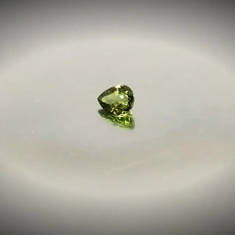 0.43ct Pear Cut Green Sapphire - Premium Jewelry from Dazzling Delights - Just $51.95! Shop now at Dazzling Delights