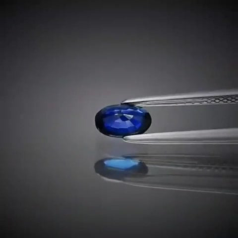 0.48ct Oval Cut Vivid Royal Blue Sapphire - Premium Jewelry from Dazzling Delights - Just $51.95! Shop now at Dazzling Delights