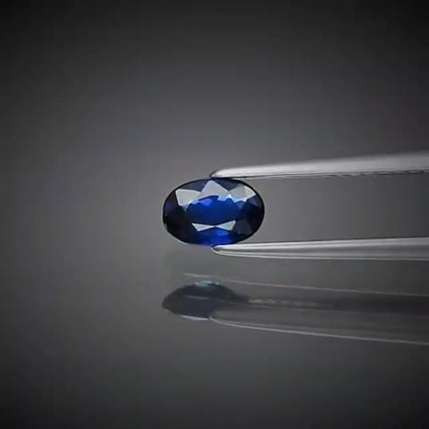 0.48ct Oval Cut Vivid Royal Blue Sapphire - Premium Jewelry from Dazzling Delights - Just $51.95! Shop now at Dazzling Delights