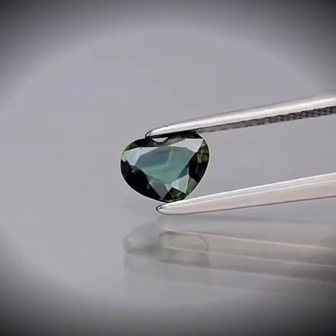0.56ct Heart Cut Bluish Green Sapphire - Premium Jewelry from Dazzling Delights - Just $58.95! Shop now at Dazzling Delights