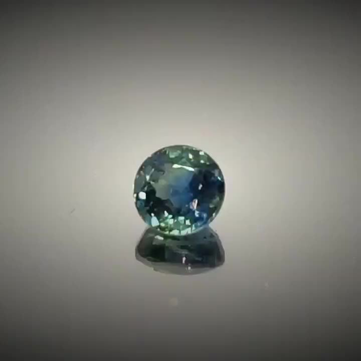 0.72ct Round Cut Greenish Blue Sapphire - Premium Jewelry from Dazzling Delights - Just $76.95! Shop now at Dazzling Delights