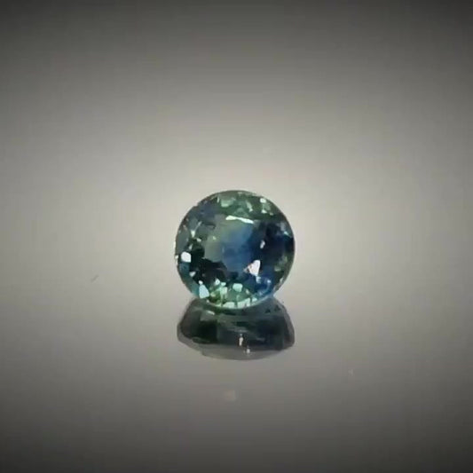0.72ct Round Cut Greenish Blue Sapphire - Premium Jewelry from Dazzling Delights - Just $76.95! Shop now at Dazzling Delights