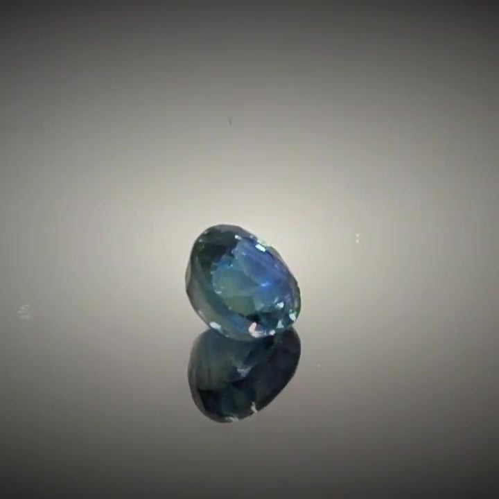 0.72ct Round Cut Greenish Blue Sapphire - Premium Jewelry from Dazzling Delights - Just $76.95! Shop now at Dazzling Delights