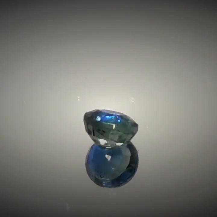 0.72ct Round Cut Greenish Blue Sapphire - Premium Jewelry from Dazzling Delights - Just $76.95! Shop now at Dazzling Delights