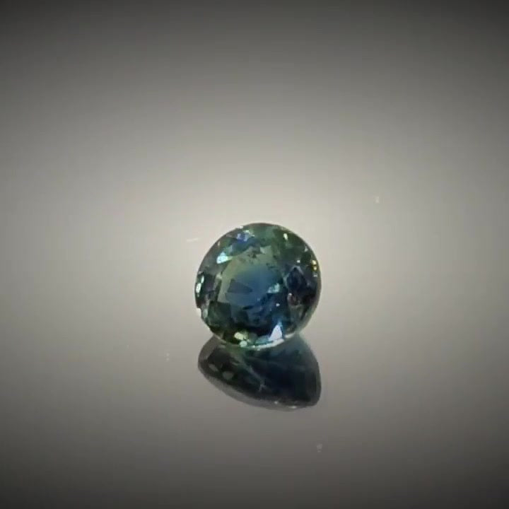0.72ct Round Cut Greenish Blue Sapphire - Premium Jewelry from Dazzling Delights - Just $76.95! Shop now at Dazzling Delights