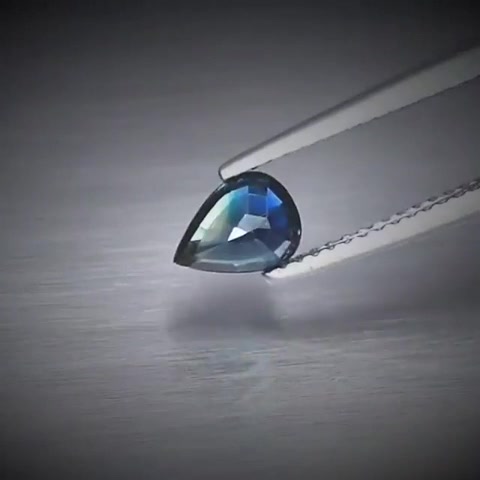 0.76ct Pear Cut Greenish Blue Sapphire - Premium Jewelry from Dazzling Delights - Just $61.95! Shop now at Dazzling Delights