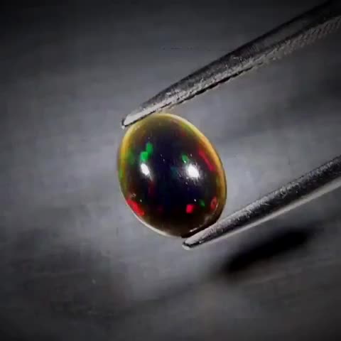 0.95ct Oval Cabochon Black Opal - Premium Jewelry from Dazzling Delights - Just $51.95! Shop now at Dazzling Delights
