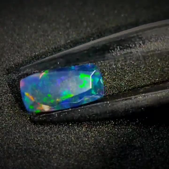 1.06ct Antique Cut Ultra Vivid Ethiopian Black Opal - Premium Jewelry from Dazzling Delights - Just $122.95! Shop now at Dazzling Delights
