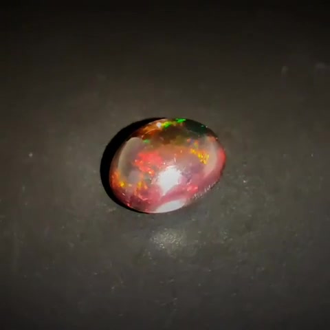 1.28ct Oval Cabochon Vivid Play of Colour Ethiopian Black Opal - Premium Jewelry from Dazzling Delights - Just $92.95! Shop now at Dazzling Delights