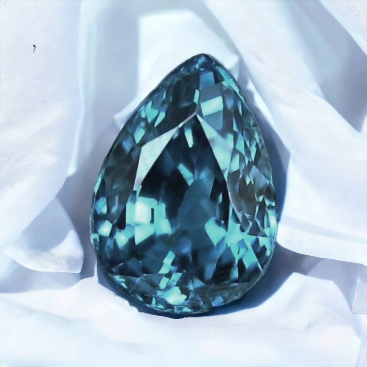 1.35ct Pear Cut Blue Zircon - Premium Jewelry from Dazzling Delights - Just $51.95! Shop now at Dazzling Delights