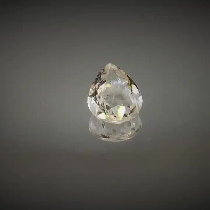 1.36ct Pear Cut Peach Pink Morganite - Premium Jewelry from Dazzling Delights - Just $51.95! Shop now at Dazzling Delights