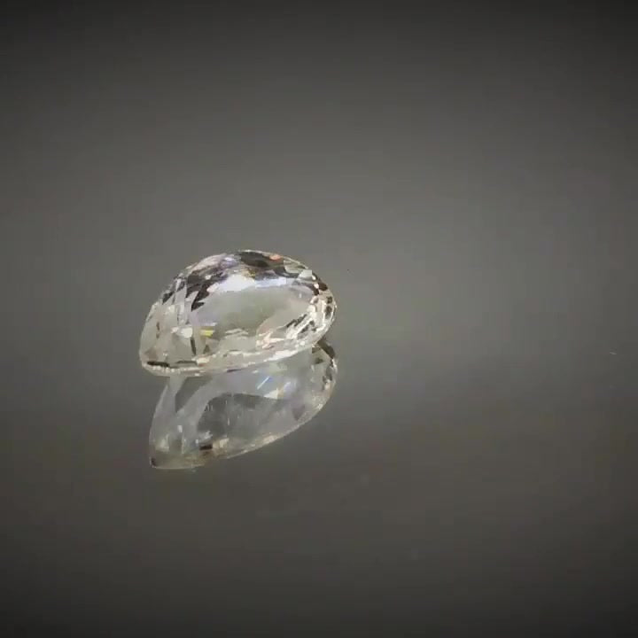 1.36ct Pear Cut Peach Pink Morganite - Premium Jewelry from Dazzling Delights - Just $51.95! Shop now at Dazzling Delights