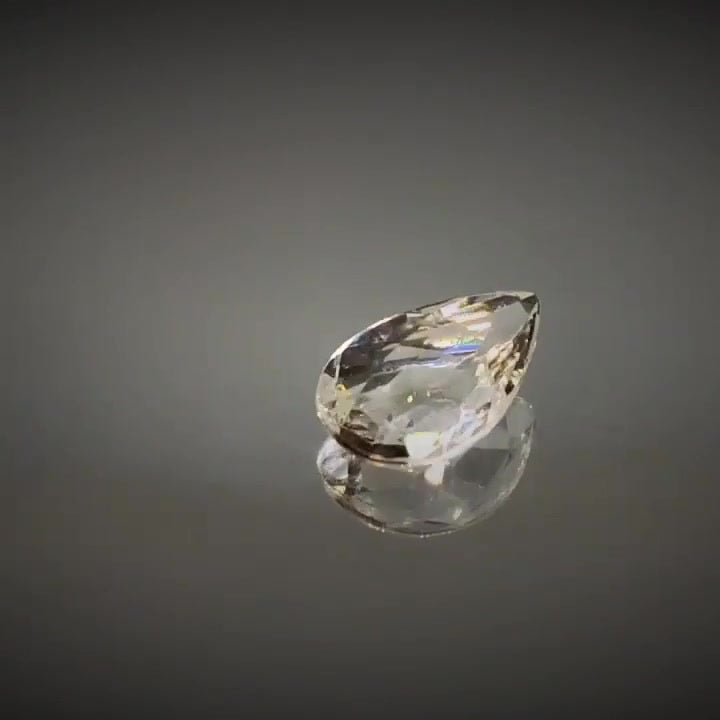 1.36ct Pear Cut Peach Pink Morganite - Premium Jewelry from Dazzling Delights - Just $51.95! Shop now at Dazzling Delights