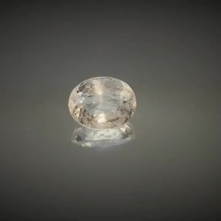 1.37ct Oval Cut Peach Pink Morganite - Premium Jewelry from Dazzling Delights - Just $70.95! Shop now at Dazzling Delights