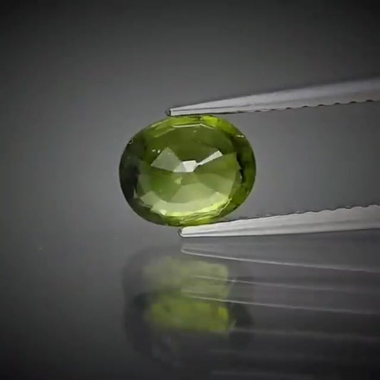 1.46ct Oval Cut Green Sapphire - Premium Jewelry from Dazzling Delights - Just $122.95! Shop now at Dazzling Delights