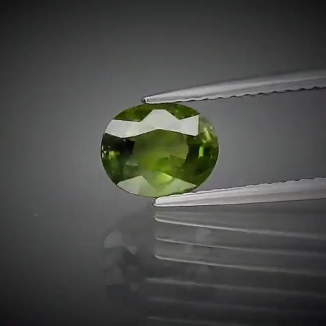 1.46ct Oval Cut Green Sapphire - Premium Jewelry from Dazzling Delights - Just $122.95! Shop now at Dazzling Delights