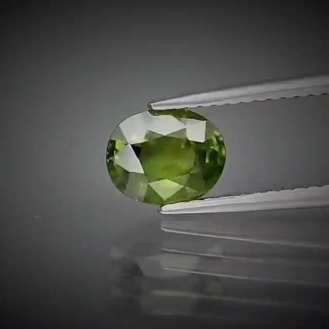 1.46ct Oval Cut Green Sapphire - Premium Jewelry from Dazzling Delights - Just $122.95! Shop now at Dazzling Delights