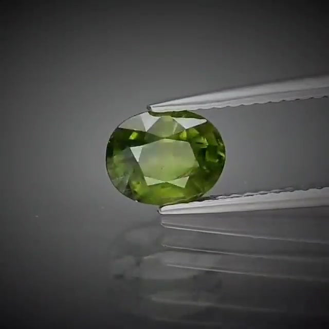 1.46ct Oval Cut Green Sapphire - Premium Jewelry from Dazzling Delights - Just $122.95! Shop now at Dazzling Delights