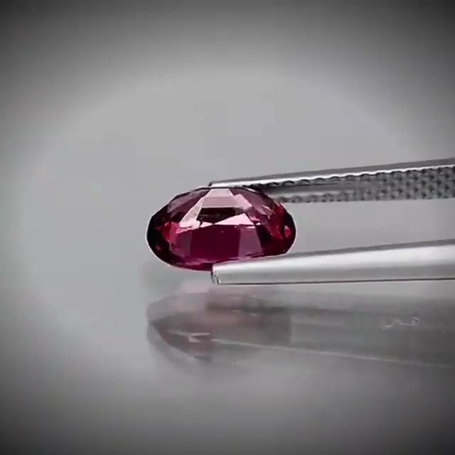 1.53ct Oval Cut Purplish Pink Rhodolite Garnet - Premium Jewelry from Dazzling Delights - Just $46.95! Shop now at Dazzling Delights