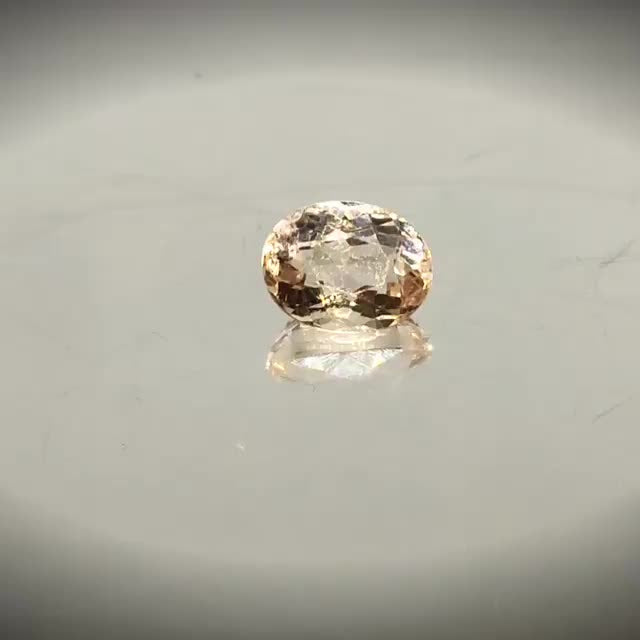 1.54ct Oval Cut Peach Pink Morganite - Premium Jewelry from Dazzling Delights - Just $92.95! Shop now at Dazzling Delights