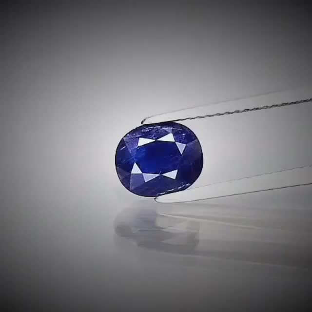 1.65ct Oval Cut Deep Blue Sapphire - Premium Jewelry from Dazzling Delights - Just $51.95! Shop now at Dazzling Delights
