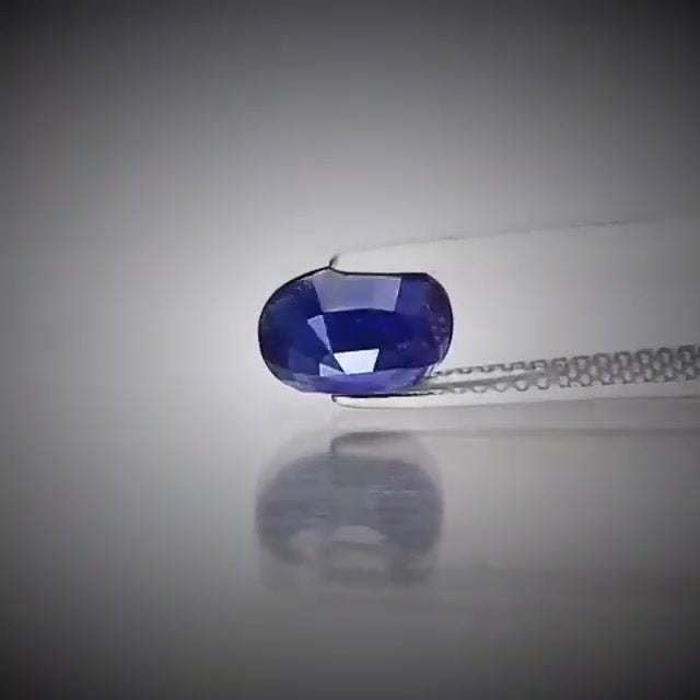 1.65ct Oval Cut Deep Blue Sapphire - Premium Jewelry from Dazzling Delights - Just $51.95! Shop now at Dazzling Delights