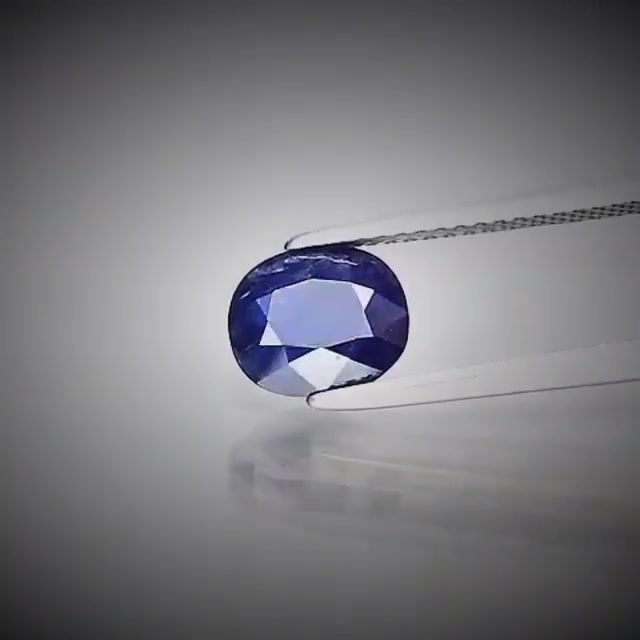 1.65ct Oval Cut Deep Blue Sapphire - Premium Jewelry from Dazzling Delights - Just $51.95! Shop now at Dazzling Delights