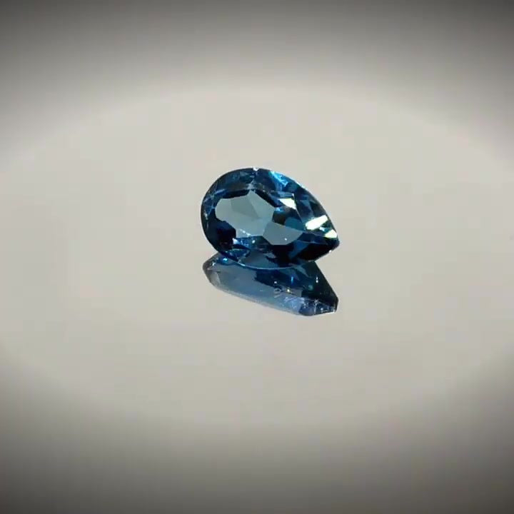 1.66ct Pear Cut London Blue Topaz - Premium Jewelry from Dazzling Delights - Just $51.95! Shop now at Dazzling Delights