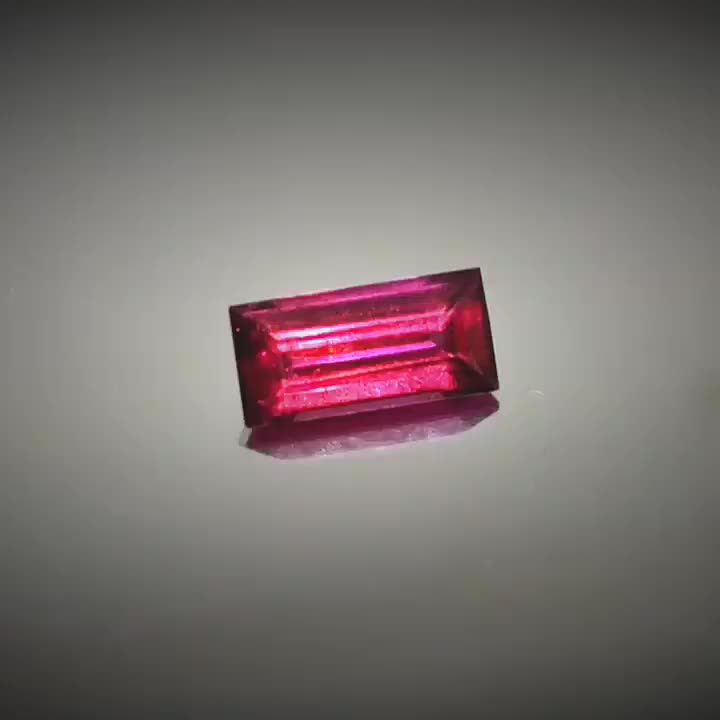 1.80ct Baguette Cut Purplish Pink Rhodolite Garnet - Premium Jewelry from Dazzling Delights - Just $46.95! Shop now at Dazzling Delights