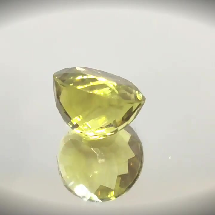 10.20ct Round Cut Vivid Lemon Quartz - Premium Jewelry from Dazzling Delights - Just $74.95! Shop now at Dazzling Delights