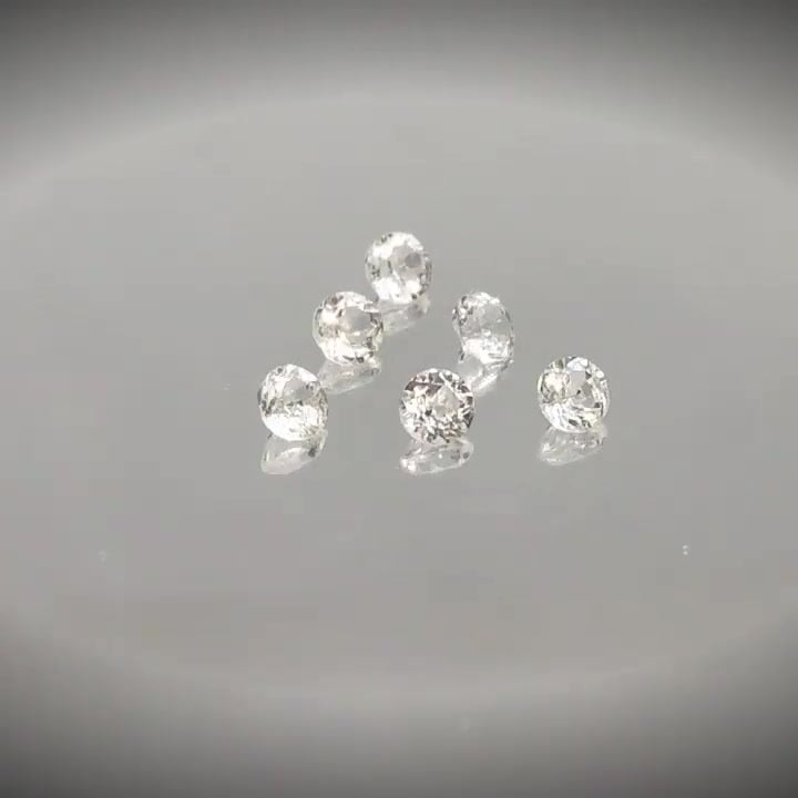 12 Pointer Round Cut White Topaz - Premium Jewelry from Dazzling Delights - Just $3.95! Shop now at Dazzling Delights