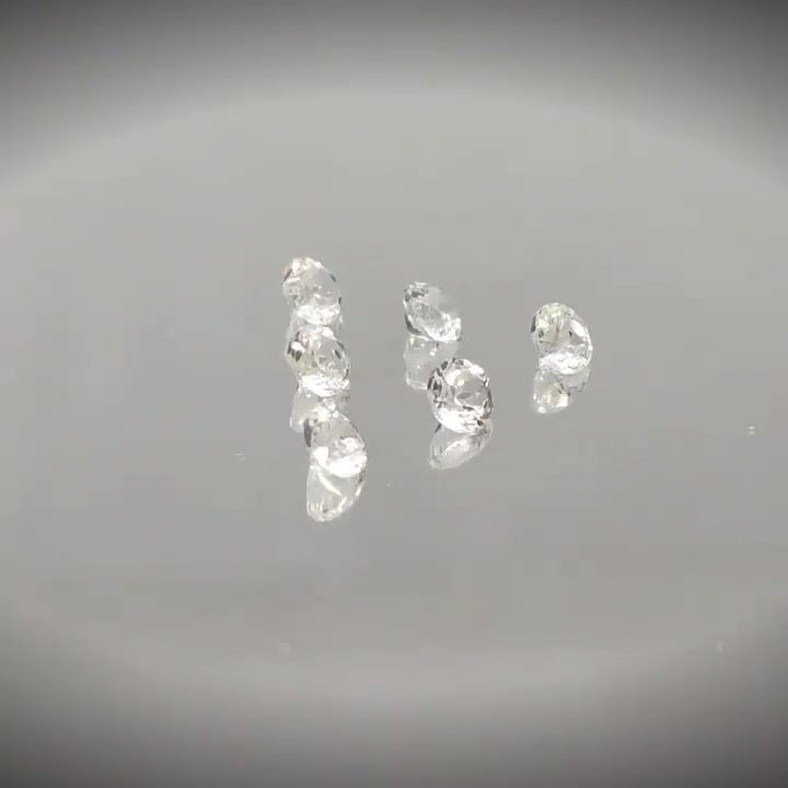 12 Pointer Round Cut White Topaz - Premium Jewelry from Dazzling Delights - Just $3.95! Shop now at Dazzling Delights